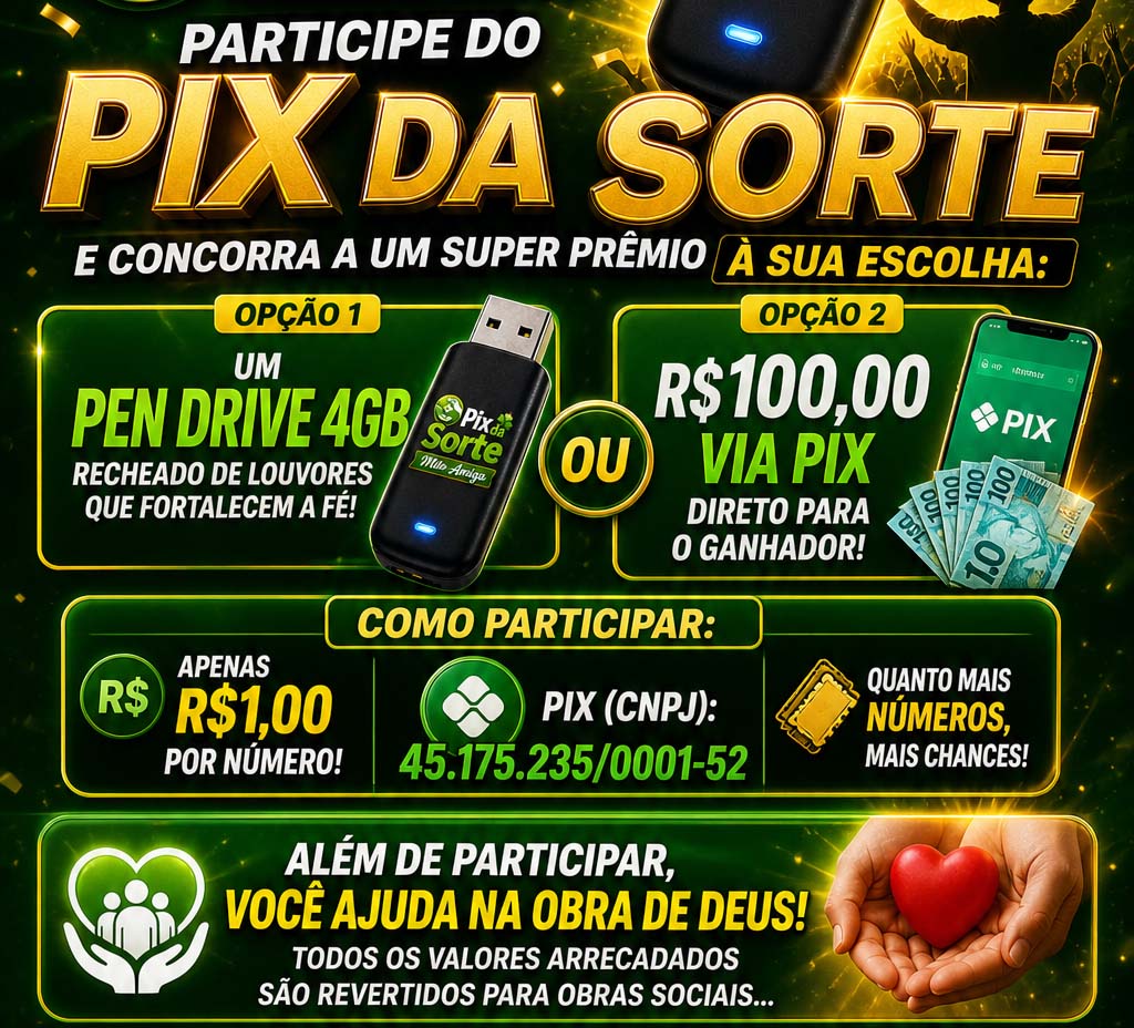 PEN DRIVE RECHEADO DE LOUVORES